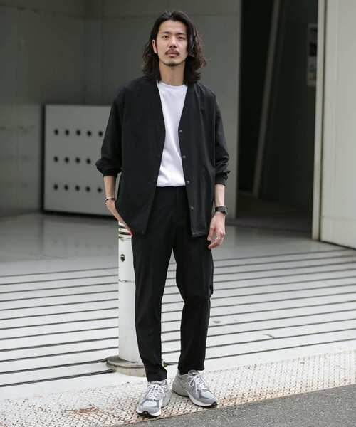 URBAN RESEARCH Sonny Label（アーバンリサーチサニーレーベル）の「『抗菌/撥水』テックカーディガン（カーディガン/ボレロ・メンズ・カーキ/ブラック・MEDIUM/LARGE）」の9枚目の写真