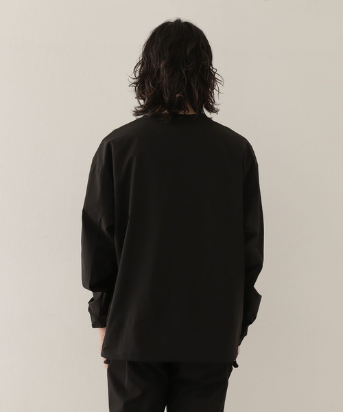 URBAN RESEARCH Sonny Label（アーバンリサーチサニーレーベル）の「『抗菌/撥水』テックカーディガン（カーディガン/ボレロ・メンズ・カーキ/ブラック・MEDIUM/LARGE）」の12枚目の写真