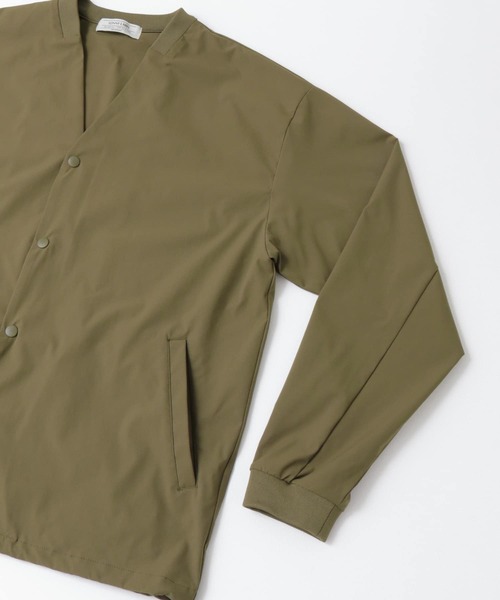 URBAN RESEARCH Sonny Label（アーバンリサーチサニーレーベル）の「『抗菌/撥水』テックカーディガン（カーディガン/ボレロ・メンズ・カーキ/ブラック・MEDIUM/LARGE）」の15枚目の写真