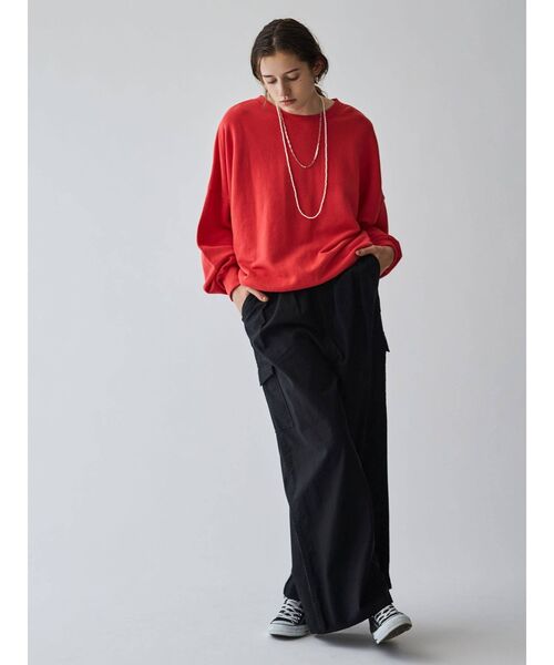 Ungrid（アングリッド）の「ミリタリールーズワイドパンツ（その他パンツ・レディース・ブラック/カーキ・SMALL/MEDIUM）」の10枚目の写真