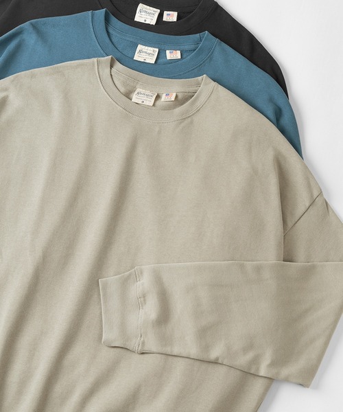 make a ray!(メイク ア レイ!)の「USAコットン ビッグシルエット 裏毛スウェット/ カットソー(スウェット・メンズ・ブラック/ベージュ/オフホワイト/グレイッシュベージュ/オリーブ/ブルー・M/L/XL)」の5枚目の写真
