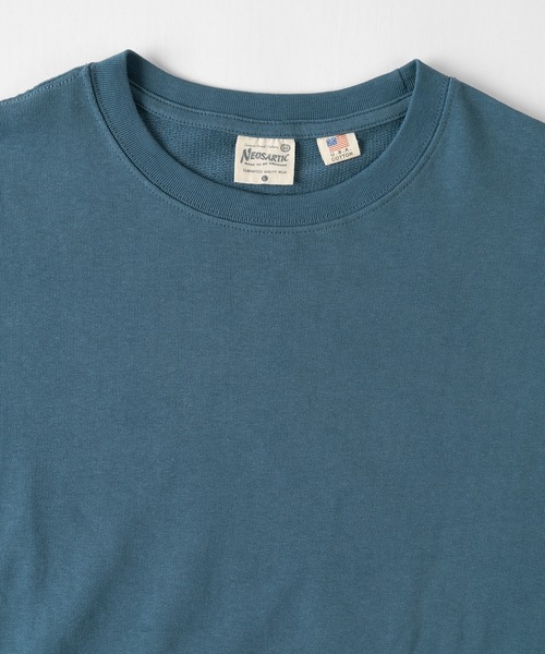 make a ray!(メイク ア レイ!)の「USAコットン ビッグシルエット 裏毛スウェット/ カットソー(スウェット・メンズ・ブラック/ベージュ/オフホワイト/グレイッシュベージュ/オリーブ/ブルー・M/L/XL)」の7枚目の写真