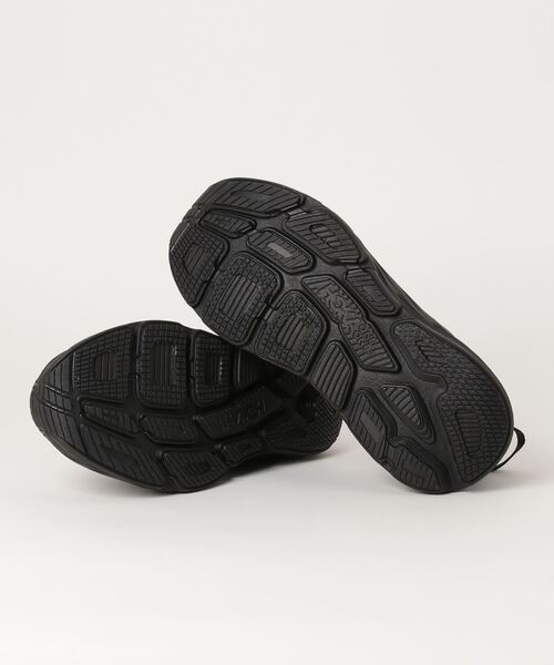 HOKA（ホカ）の「HOKA ONE ONE / ホカオネオネ：BONDI 7：1110518[PIE]（スニーカー・メンズ・ブラック・26.5cm/27cm/27.5cm/28cm/29cm/26cm/25.5cm）」の2枚目の写真