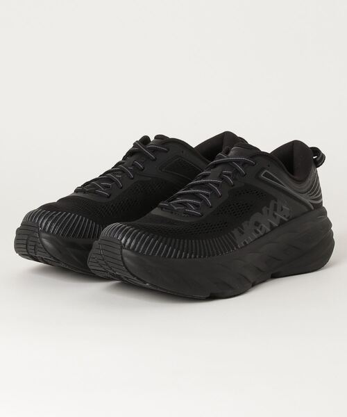 HOKA（ホカ）の「HOKA ONE ONE / ホカオネオネ：BONDI 7：1110518[PIE]（スニーカー・メンズ・ブラック・26.5cm/27cm/27.5cm/28cm/29cm/26cm/25.5cm）」の13枚目の写真