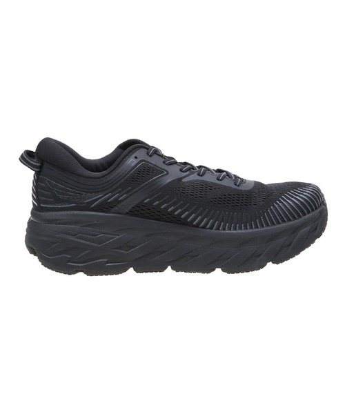 HOKA（ホカ）の「HOKA ONE ONE / ホカオネオネ：BONDI 7：1110518[PIE]（スニーカー・メンズ・ブラック・26.5cm/27cm/27.5cm/28cm/29cm/26cm/25.5cm）」の8枚目の写真