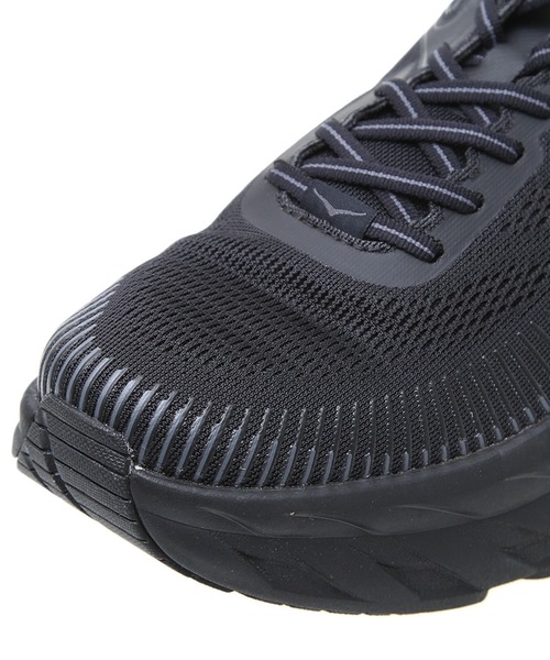 HOKA（ホカ）の「HOKA ONE ONE / ホカオネオネ：BONDI 7：1110518[PIE]（スニーカー・メンズ・ブラック・26.5cm/27cm/27.5cm/28cm/29cm/26cm/25.5cm）」の10枚目の写真