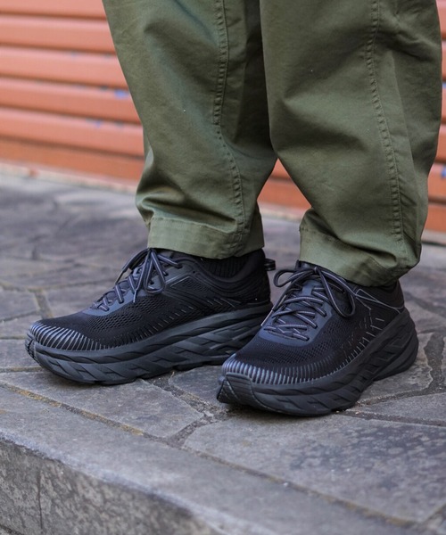 HOKA（ホカ）の「HOKA ONE ONE / ホカオネオネ：BONDI 7：1110518[PIE]（スニーカー・メンズ・ブラック・26.5cm/27cm/27.5cm/28cm/29cm/26cm/25.5cm）」の16枚目の写真