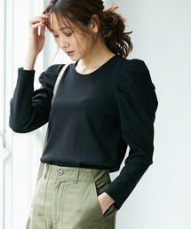 ROPE' PICNIC | ギャザースリーブカットトップス(Tシャツ/カットソー)