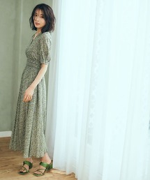 ブランド古着 Fray I D フレイアイディーのワンピース 花柄 ボタニカル柄 古着通販 Zozoused