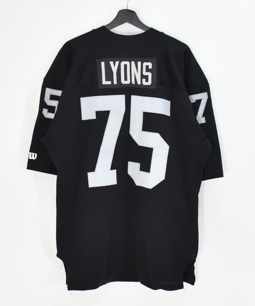 wilson（ウィルソン）の「【ヴィンテージ古着】メッシュ ゲームシャツ DETROIT LYONS デトロイトライオンズ（Tシャツ/カットソー・メンズ・ブラック・X-LARGE）」の3枚目の写真