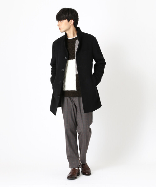 COMME CA ISM（コムサイズム）の「スタンドカラー ショートコート（その他アウター・メンズ・ブラック/ネイビー/カーキ・MEDIUM/LARGE/SMALL/X-LARGE）」の18枚目の写真