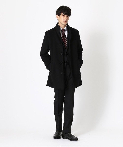 COMME CA ISM（コムサイズム）の「スタンドカラー ショートコート（その他アウター・メンズ・ブラック/ネイビー/カーキ・MEDIUM/LARGE/SMALL/X-LARGE）」の5枚目の写真