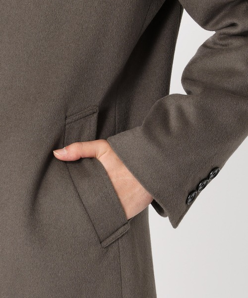 COMME CA ISM（コムサイズム）の「スタンドカラー ショートコート（その他アウター・メンズ・ブラック/ネイビー/カーキ・MEDIUM/LARGE/SMALL/X-LARGE）」の14枚目の写真
