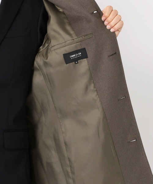 COMME CA ISM（コムサイズム）の「スタンドカラー ショートコート（その他アウター・メンズ・ブラック/ネイビー/カーキ・MEDIUM/LARGE/SMALL/X-LARGE）」の16枚目の写真