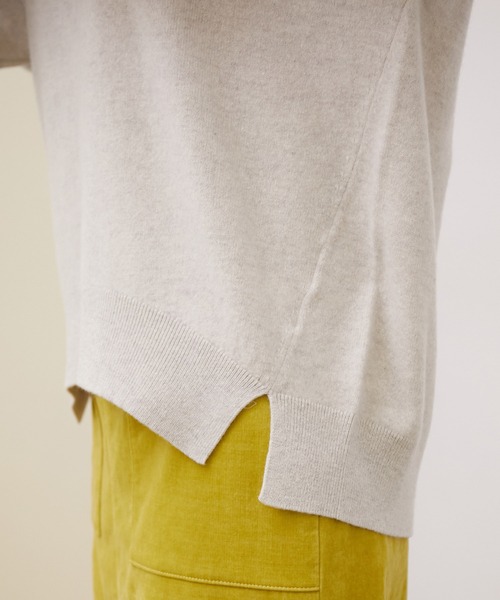 ROPE'（ロペ）の「【シリーズ】カシミアブレンドVネックニット（ニット/セーター・レディース・ライトグレー/ダークブラウン/キナリ/ピンク系その他2・38）」の15枚目の写真