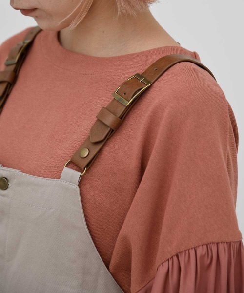 LUPILIEN（ルピリアン）の「袖ボリュームドッキングプルオーバー（Tシャツ/カットソー・レディース・ブラック/オフホワイト/オレンジ/ブルー・FREE）」の17枚目の写真
