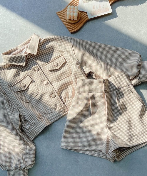 AS KNOW AS plus（アズノゥアズプラス）の「◇セットにショートパンツ セットアップ可能（その他パンツ・レディース・ブラウン系/ベージュ系/ブラック系・FREE）」の7枚目の写真