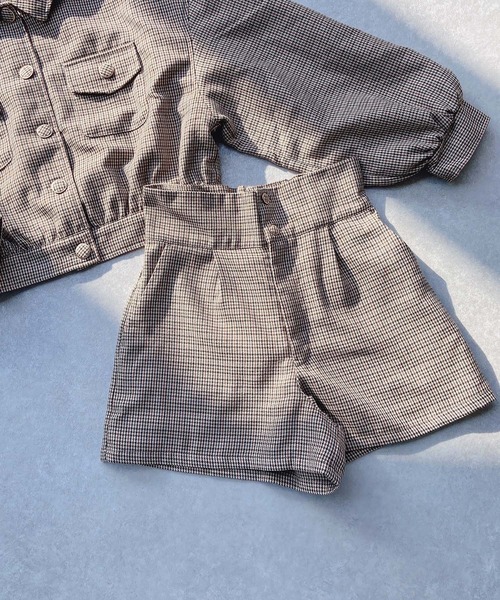 AS KNOW AS plus（アズノゥアズプラス）の「◇セットにショートパンツ セットアップ可能（その他パンツ・レディース・ブラウン系/ベージュ系/ブラック系・FREE）」の10枚目の写真