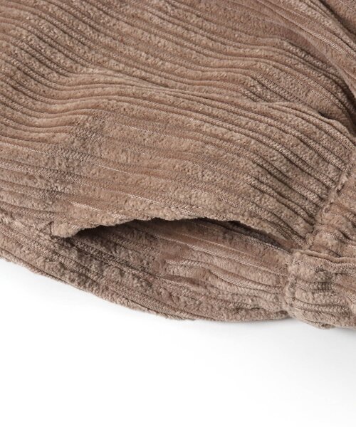 apres les cours（アプレレクール）の「/コーデュロイショートパンツ（その他パンツ・キッズ・チャコール/アイボリー/ラベンダー/ライトグレー/ブラウン/ベージュ・130/100/120/90/80/110/140）」の9枚目の写真