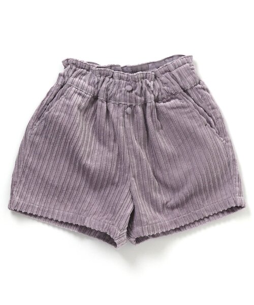 apres les cours（アプレレクール）の「/コーデュロイショートパンツ（その他パンツ・キッズ・チャコール/アイボリー/ラベンダー/ライトグレー/ブラウン/ベージュ・130/100/120/90/80/110/140）」の18枚目の写真