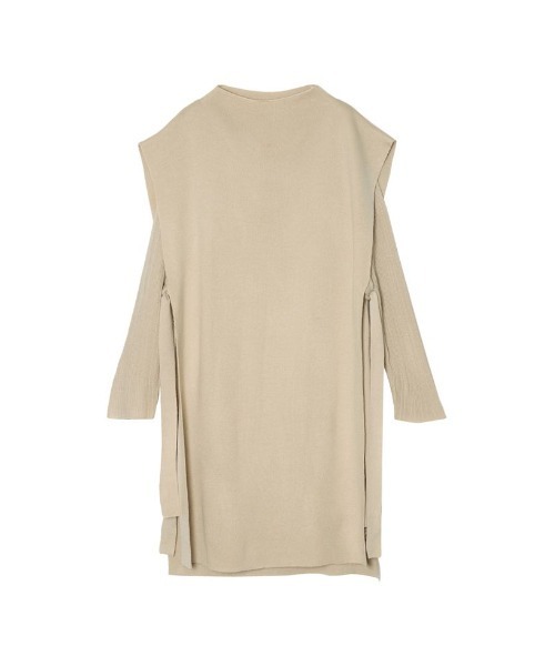 Re:EDIT(リエディ)の「ランダムリブニット×プチハイネックニットベストアンサンブル(アンサンブル・レディース・ベージュ/ブラウン/カーキ/アイボリー/ブラック・MEDIUM/LARGE)」の11枚目の写真