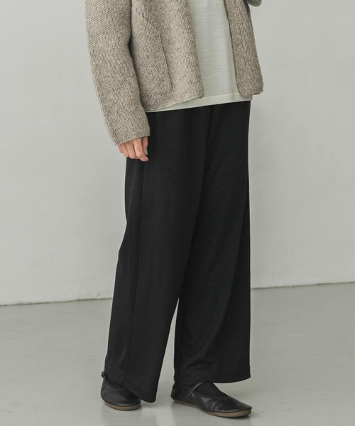 かぐれ（カグレ）の「ウールカットイージーパンツ（その他パンツ・レディース・ブラック/ベージュ・FREE）」の18枚目の写真