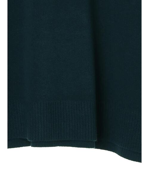 earth music&ecology(アースミュージックアンドエコロジー)の「スウェットライククルーネックニット *(ニット/セーター・レディース・ブラック/グリーン/アイボリー/マスタード・FREE)」の13枚目の写真