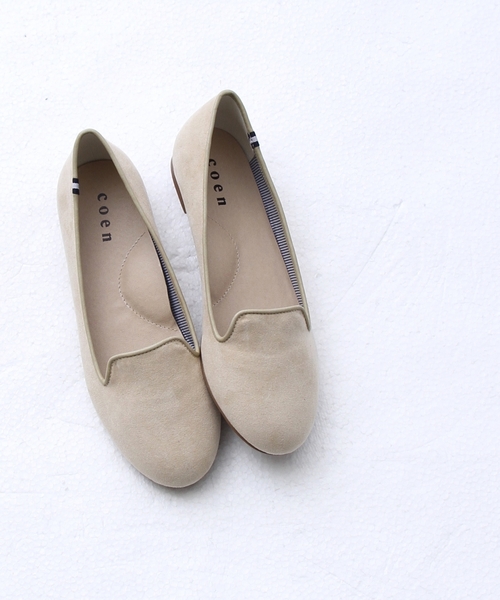 coen（コーエン）の「フラットオペラシューズ（ドレスシューズ・レディース・ナチュラル/ケリー/オレンジ/ブラック・SMALL/MEDIUM/LARGE/X-LARGE）」の3枚目の写真