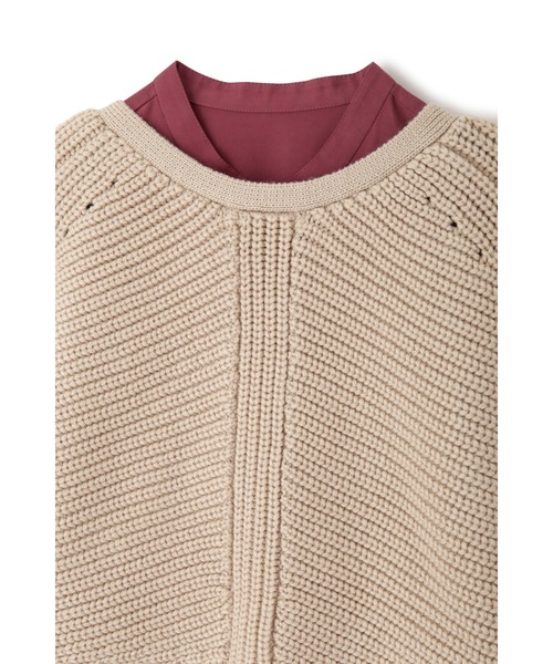 JILL STUART(ジルスチュアート)の「◆チコニットコンビワンピース(ワンピース・レディース・ネイビー/レッド・2/0)」の12枚目の写真
