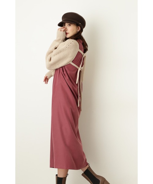 JILL STUART(ジルスチュアート)の「◆チコニットコンビワンピース(ワンピース・レディース・ネイビー/レッド・2/0)」の14枚目の写真