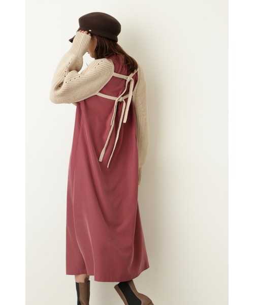 JILL STUART(ジルスチュアート)の「◆チコニットコンビワンピース(ワンピース・レディース・ネイビー/レッド・2/0)」の18枚目の写真