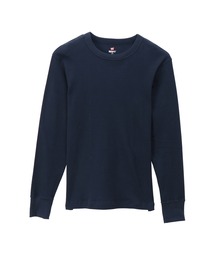 【Hanes/ヘインズ】メンズ ビーフィー サーマルクルーネックロングスリーブTシャツ