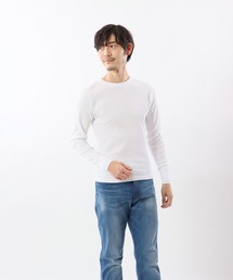 HANES | 【Hanes/ヘインズ】メンズ ビーフィー サーマルクルーネックロングスリーブTシャツ(Tシャツ/カットソー)