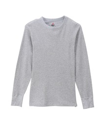 【Hanes/ヘインズ】メンズ ビーフィー サーマルクルーネックロングスリーブTシャツ