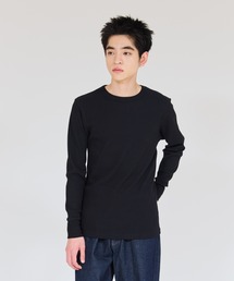 【Hanes/ヘインズ】メンズ ビーフィー サーマルクルーネックロングスリーブTシャツ