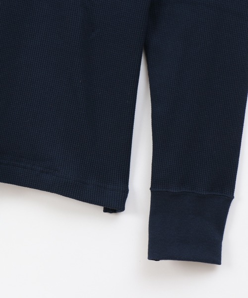 HANES（ヘインズ）の「【Hanes/ヘインズ】メンズ ビーフィー サーマルクルーネックロングスリーブTシャツ（Tシャツ/カットソー・メンズ・ホワイト/ブラック/ヘザーグレー/ネイビー・X-LARGE/MEDIUM/LARGE/SMALL）」の11枚目の写真