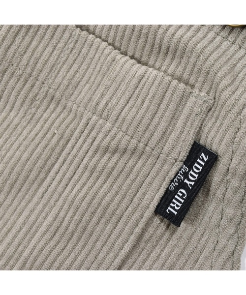 ZIDDY(ジディ)の「ZIDDY/ポケット付きコールテン無地オーバーオール(130~160cm)(サロペット/オーバーオール・キッズ・グリーン/ブラック・160/130/140/150)」の4枚目の写真