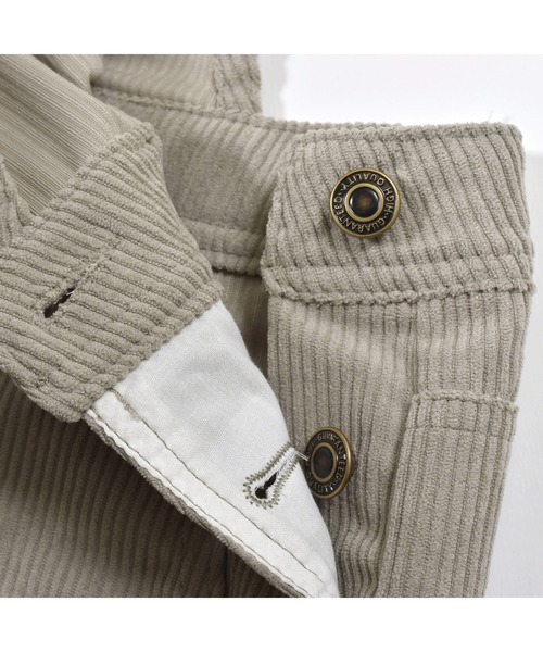 ZIDDY(ジディ)の「ZIDDY/ポケット付きコールテン無地オーバーオール(130~160cm)(サロペット/オーバーオール・キッズ・グリーン/ブラック・160/130/140/150)」の14枚目の写真