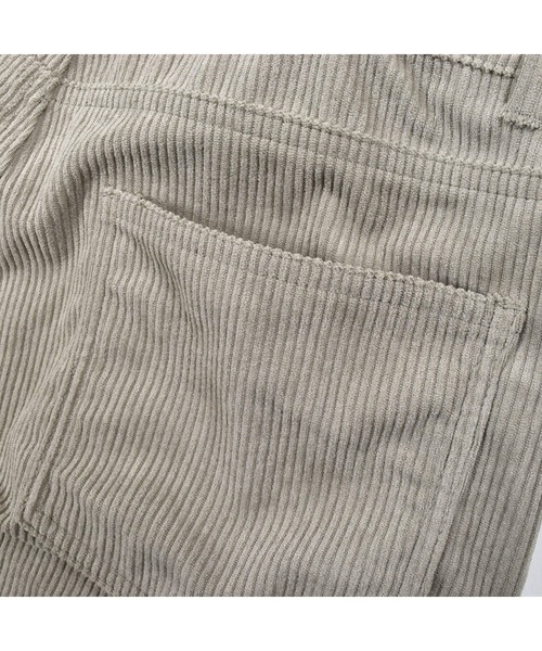 ZIDDY(ジディ)の「ZIDDY/ポケット付きコールテン無地オーバーオール(130~160cm)(サロペット/オーバーオール・キッズ・グリーン/ブラック・160/130/140/150)」の10枚目の写真