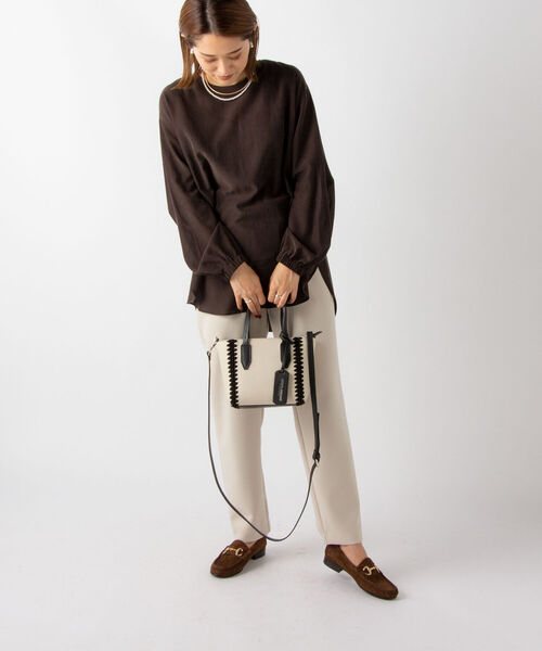 ロベルト パンカーニ Roberto Pancani カゴバッグ （BEIGE