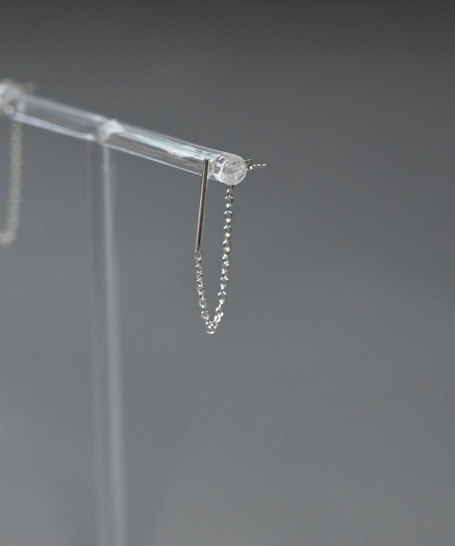 MUTURA(ムツラ)の「SV925 シルバーチェーンピアス(ピアス(両耳用)・レディース・A/B/C・ONE SIZE)」の8枚目の写真