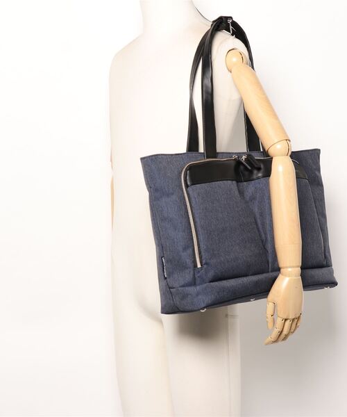 PRO-SPERITY（プロスペリティ）の「【PRO-SPERITY－プロスペリティ－】デニムマテリアルトートバッグ（トートバッグ・メンズ・ブラック/ネイビー/グレー・FREE）」の7枚目の写真