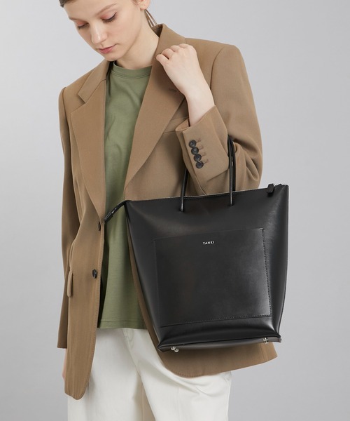 YAHKI（ヤーキ）の「【YAHKI/ヤーキ】 ダブルフェイス YH-441（トートバッグ・レディース・ブラック/オフホワイト・FREE）」の2枚目の写真