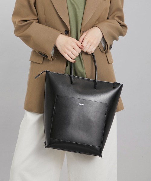 YAHKI（ヤーキ）の「【YAHKI/ヤーキ】 ダブルフェイス YH-441（トートバッグ・レディース・ブラック/オフホワイト・FREE）」の16枚目の写真