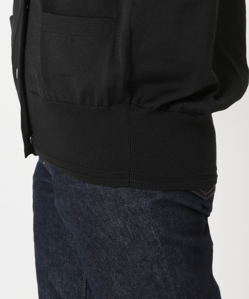 JOURNAL STANDARD（ジャーナルスタンダード）の「ウォッシャブルハイツイストニットブルゾン◆（カーディガン/ボレロ・レディース・レッド/グリーン/ネイビー/ブラック・FREE）」の16枚目の写真