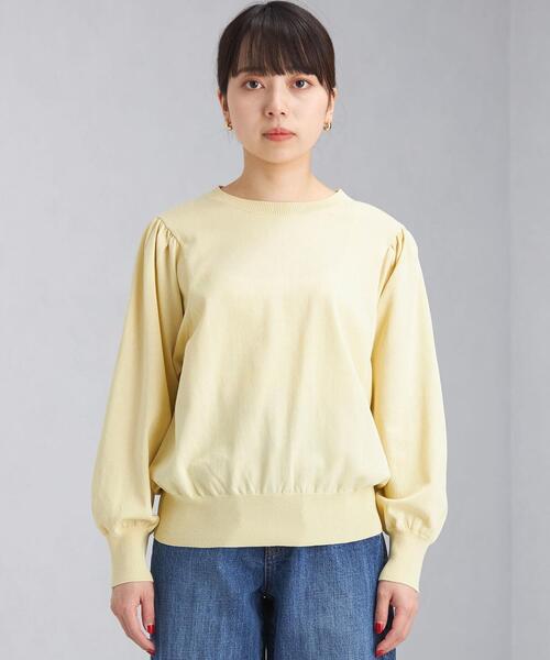 【sold out】green label★イタリア製素材の春色ニット green label relaxing（グリーンレーベルリラクシング）の