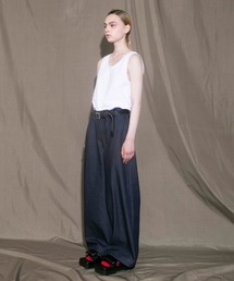 my beautiful landlet | 【my beautiful landlet】 denim wide pants(デニムパンツ)