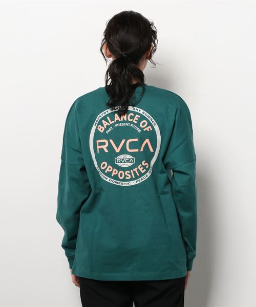RVCA(ルーカ)の「RVCA レディース BALANCE SEAL WLT ロングスリーブTシャツ【2022年春夏モデル】/ルーカ長袖ロンT(Tシャツ/カットソー・レディース・ホワイト/ブラック/グリーン・SMALL/MEDIUM/X-SMALL)」の7枚目の写真