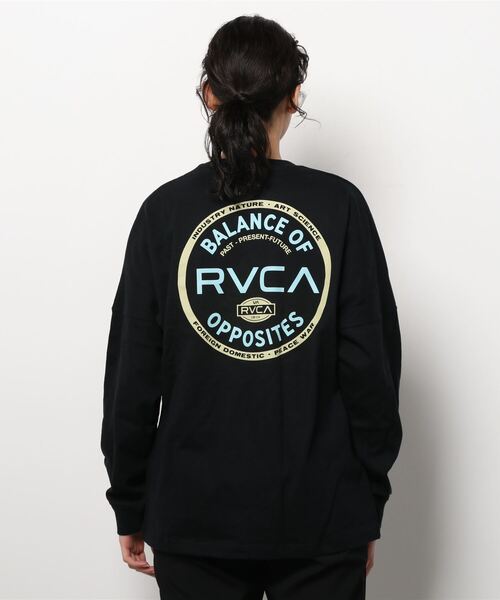 RVCA(ルーカ)の「RVCA レディース BALANCE SEAL WLT ロングスリーブTシャツ【2022年春夏モデル】/ルーカ長袖ロンT(Tシャツ/カットソー・レディース・ホワイト/ブラック/グリーン・SMALL/MEDIUM/X-SMALL)」の5枚目の写真