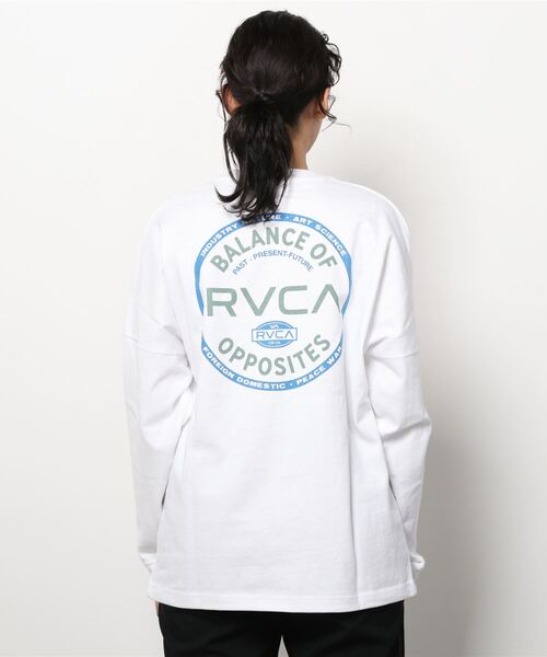 RVCA(ルーカ)の「RVCA レディース BALANCE SEAL WLT ロングスリーブTシャツ【2022年春夏モデル】/ルーカ長袖ロンT(Tシャツ/カットソー・レディース・ホワイト/ブラック/グリーン・SMALL/MEDIUM/X-SMALL)」の6枚目の写真